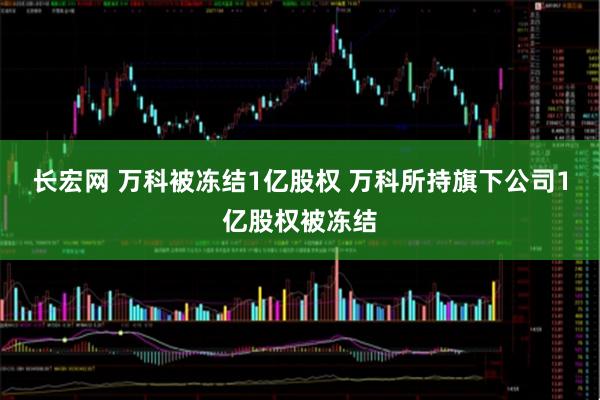 长宏网 万科被冻结1亿股权 万科所持旗下公司1亿股权被冻结